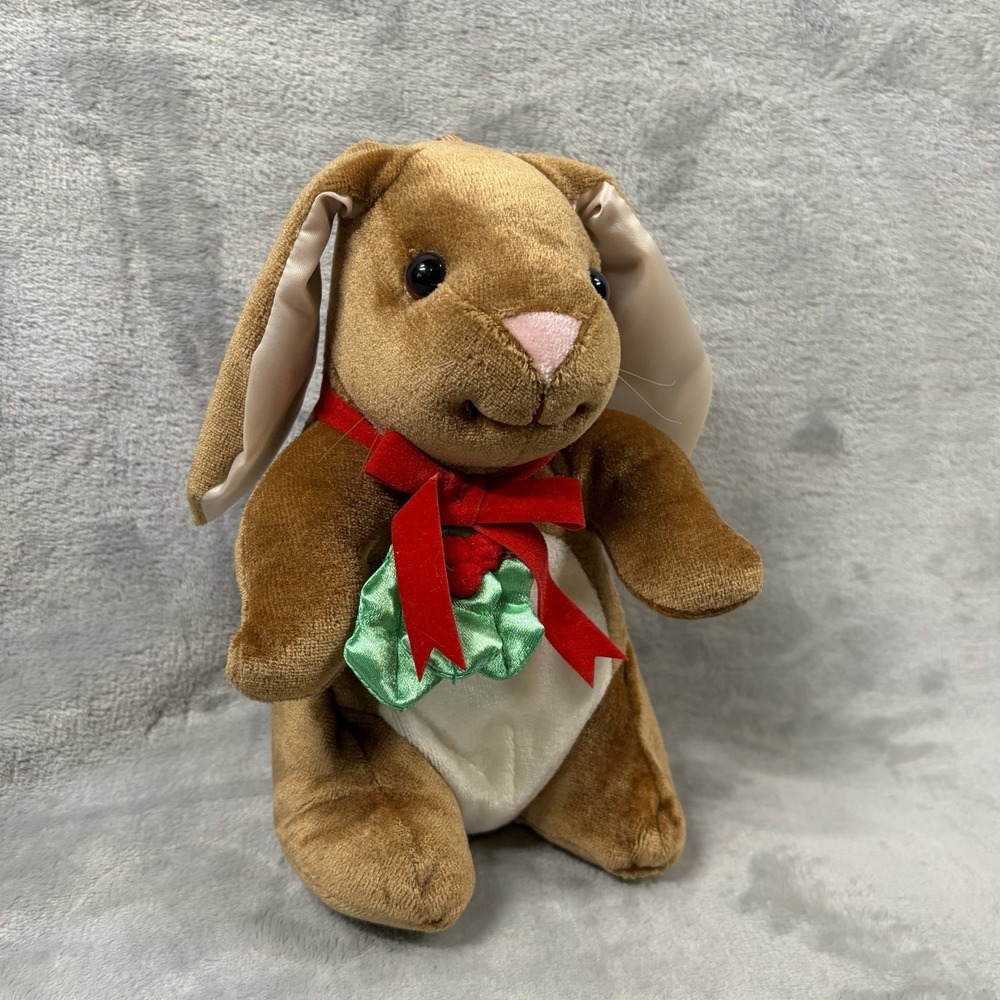 Vintage Rabbit Ears Productions Velveteen Rabbit Plush 8" Christmas 1985 Target